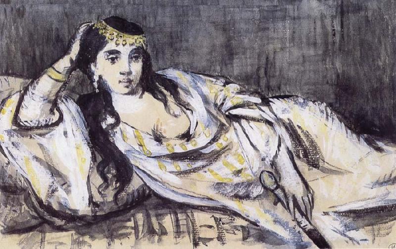 Edouard Manet Odalisque France oil painting art